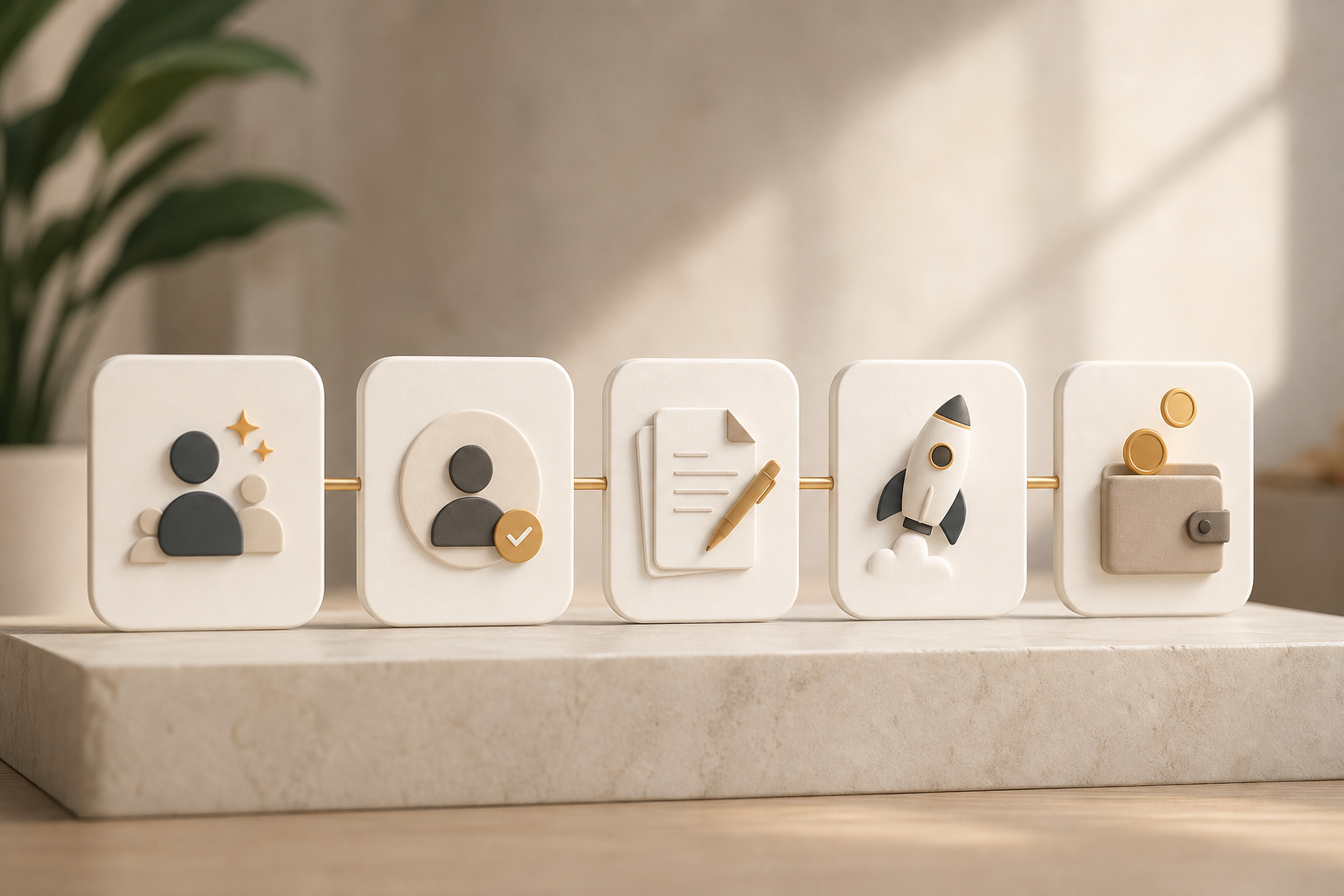 AI creator matching workflow, shortlisting to payout