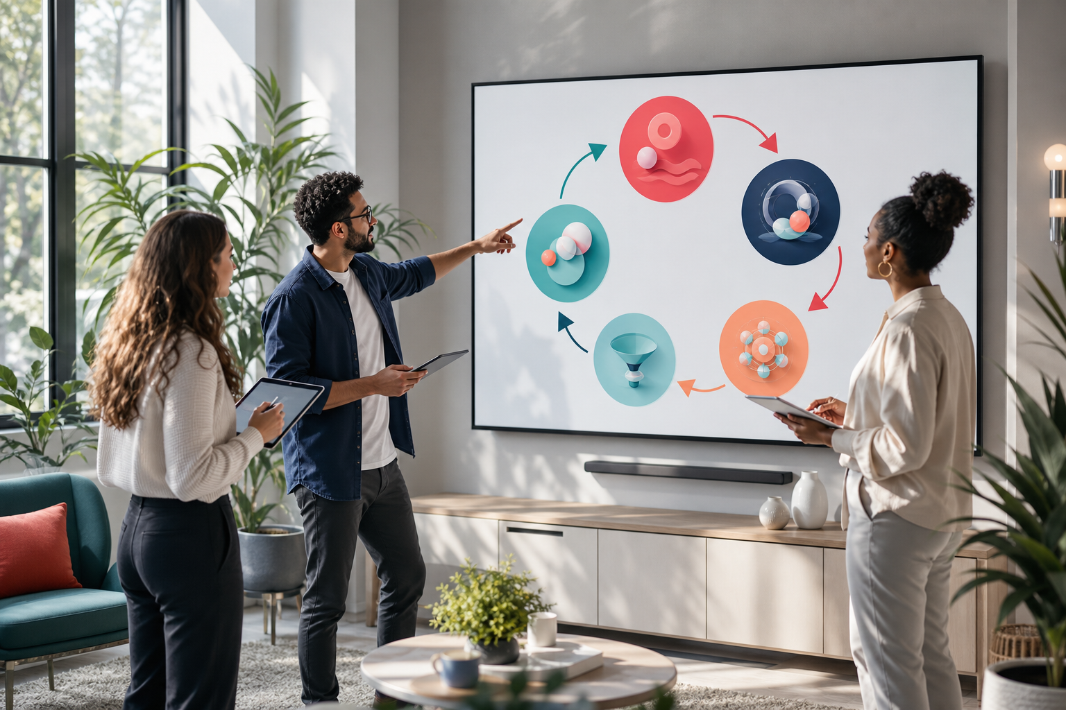 find learn from innovative campaign framework diagram
