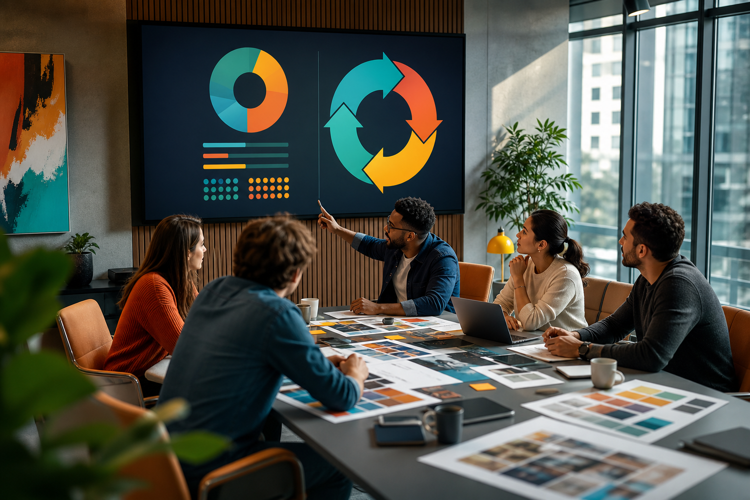 Summary infographic of the innovation scorecard and test loop